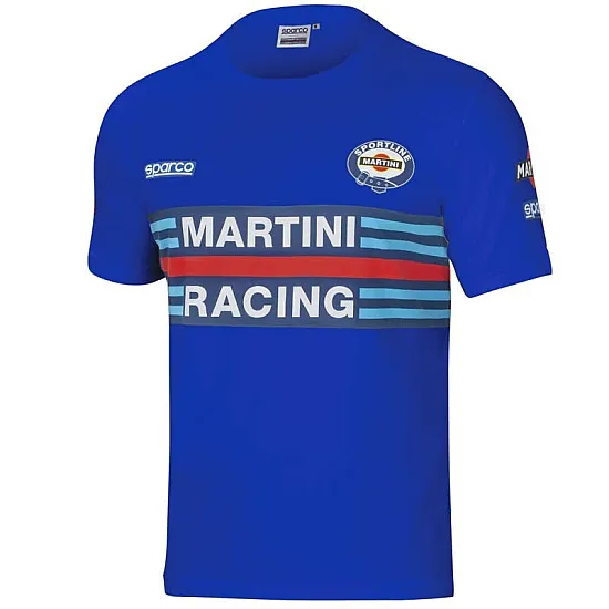 Sparco Martini Racing T-shirt - Blauw