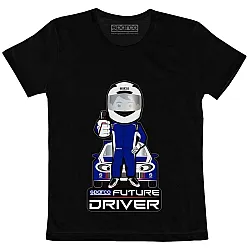 T-shirt Future Racer van Sparco - Zwart