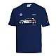 T-Shirt Lancia Delta Martini Racing - Marineblauw