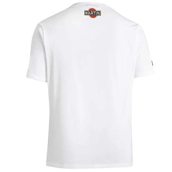 T-Shirt Martini Racing Groot Logo - Wit