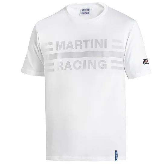 T-Shirt Martini Racing Groot Logo - Wit