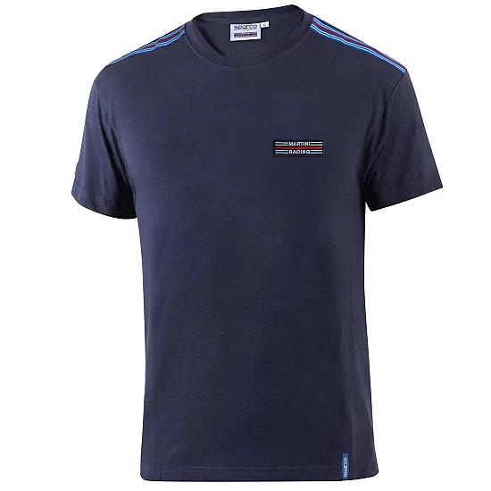 T-Shirt Martini Racing Stripes - Navy Blue