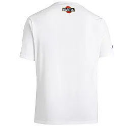 T-Shirt Martini Racing Stripes - Wit