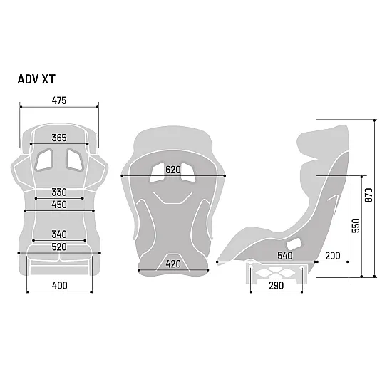 Sparco ADV XT Carbon Stoel FIA 8862-2009