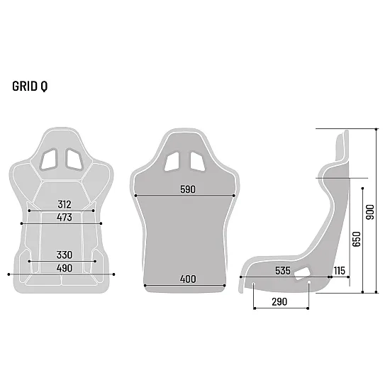 Sparco Grid II QRT Stoel FIA 8855-1999