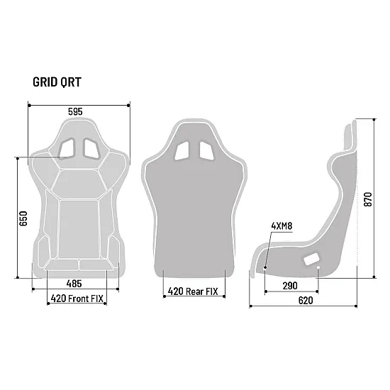 Sparco Grid Q Sky FIA 8855-1999