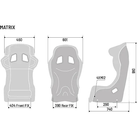 Sparco Matrix Stoel FIA 8855-2021