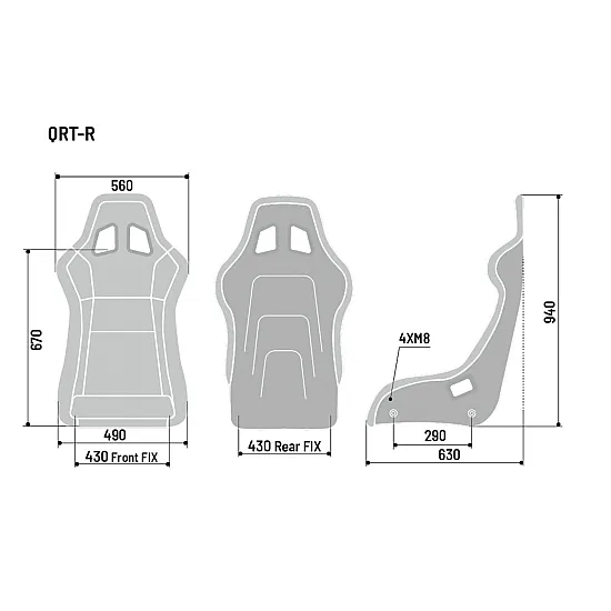 Sparco QRT-R Stoel FIA 8855-1999