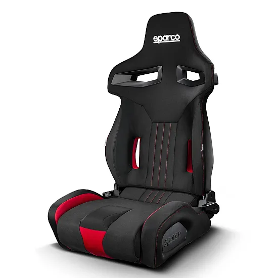 Sparco R333 Stoel - Zwart / Rood