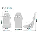 Sparco Sprint L Stoel FIA 8855-1999 - Zwart