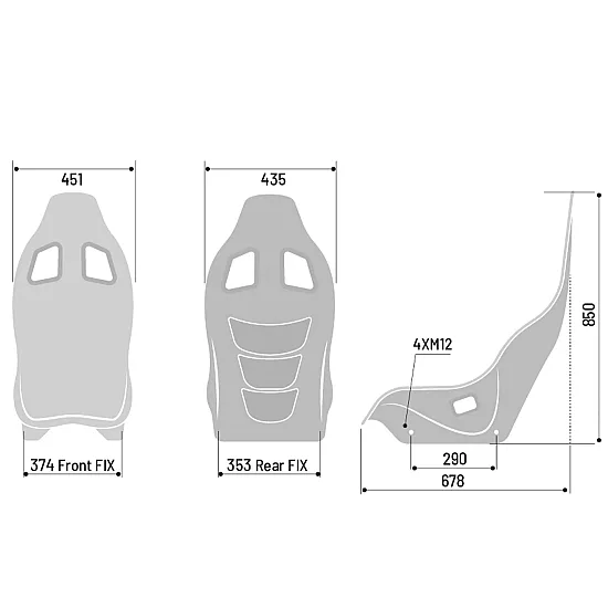 Sparco Ultra Seat FIA 8855-1999