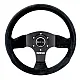 Sparco 300 Suède Stuurwiel - Zwart