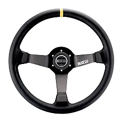 Sparco 345 Leren Stuurwiel - Zwart