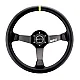 Sparco 345 Leren Stuurwiel - Zwart