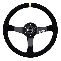 Sparco 345 Suède Stuurwiel - Zwart