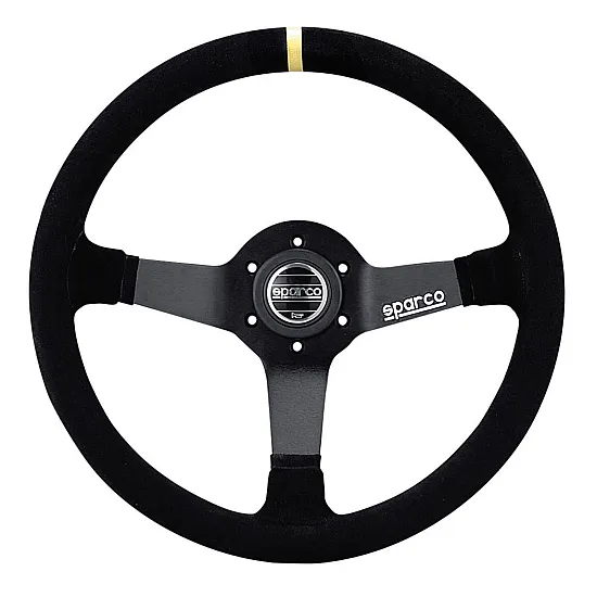 Sparco 345 Suède Stuurwiel - Zwart