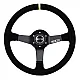 Sparco 345 Suède Stuurwiel - Zwart