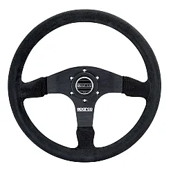 Sparco 375 Suède Stuurwiel - Zwart