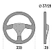 Sparco 383 Suède Stuurwiel - Zwart