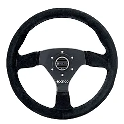 Sparco 383 Suède Stuurwiel - Zwart