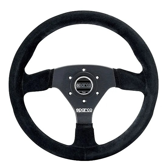 Sparco 383 Suède Stuurwiel - Zwart