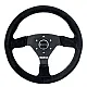 Sparco 383 Suède Stuurwiel - Zwart