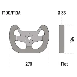 Sparco F-10C Carbon Stuurwiel