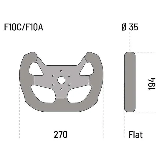 Sparco F-10C Carbon Stuurwiel