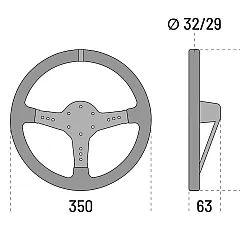 Sparco L 777 Stuurwiel