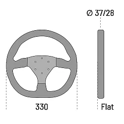 Sparco L360 Stuurwiel