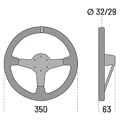 Sparco L575 Stuurwiel