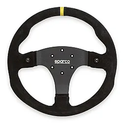 Sparco R330B Stuurwiel Suède met Knoppen