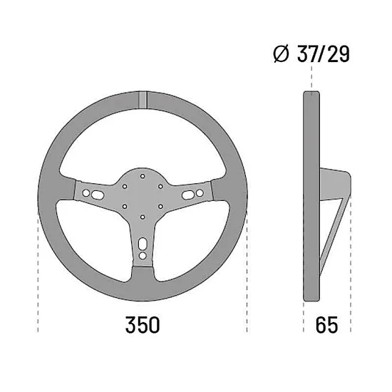 Sparco Targa 350 Stuurwiel