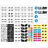 Cube Controls Stickers voor F-PRO - CSX-3 - GT PRO V2 Gemengd