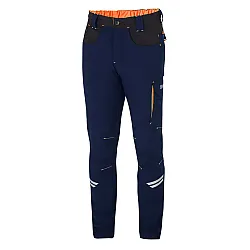 Sparco Kansas Tech Lightt Broek - Navy Blauw / Fluo Oranje