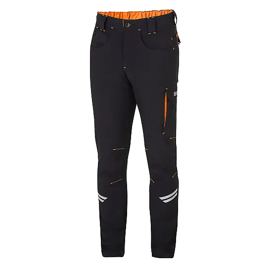 Sparco Light Tech Kansas Broek - Zwart / Oranje