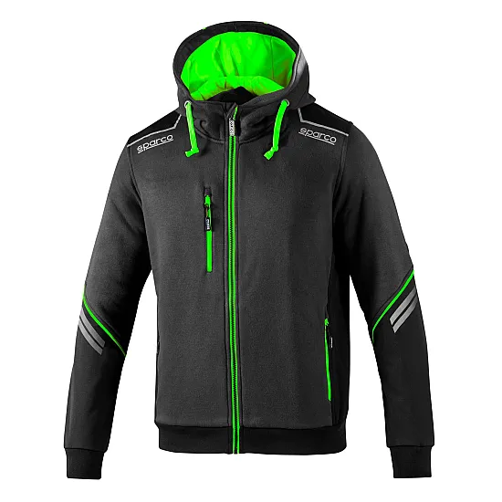 Sparco Colorado Hooded Full Zip - Grijs / Groen