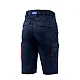 Sparco FTW Bermuda Hawaii - Navy Blauw / Rood