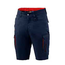 Sparco FTW Bermuda Hawaii - Navy Blauw / Rood