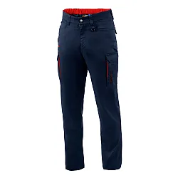 Sparco FTW Broek Vermont - Navy Blauw / Rood