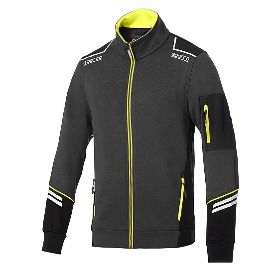 Sparco Full Zip Tech Alabama - Grijs / Geel
