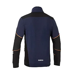 Sparco Full Zip Tech Alabama - Navy Blauw / Oranje