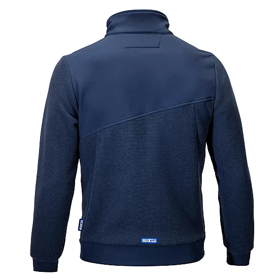 Sparco Grit Fleece Full Zip Crestone - Navy Blauw