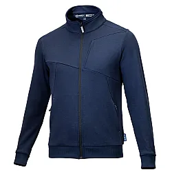 Sparco Grit Sweatshirt met volledige ritssluiting Plata - Navy Blue