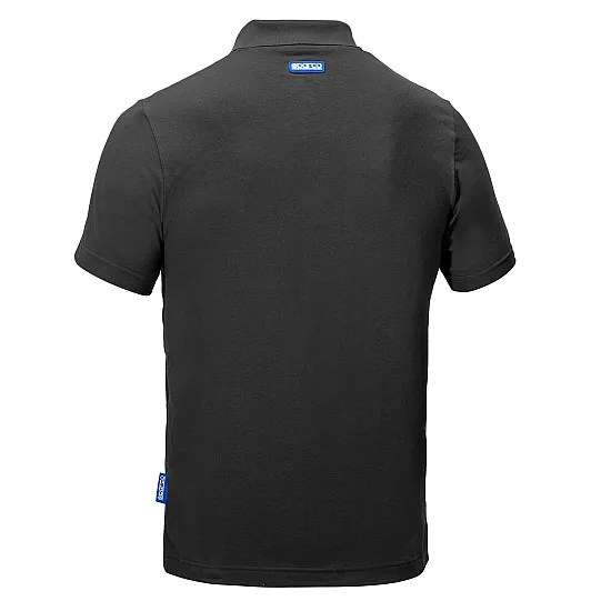 Sparco Grit Polo Capitol - Zwart