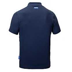 Sparco Grit Polo Capitol - Navy Blauw