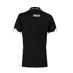 Sparco Lady Polo Zip MY2024 - Zwart