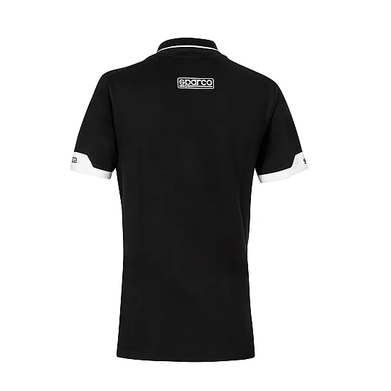 Sparco Lady Polo Zip MY2024 - Zwart