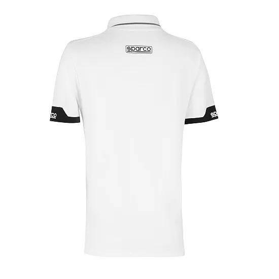 Sparco Lady Polo Zip MY2024 - Wit