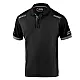 Sparco Tech Toledo Polo - Zwart / Grijs